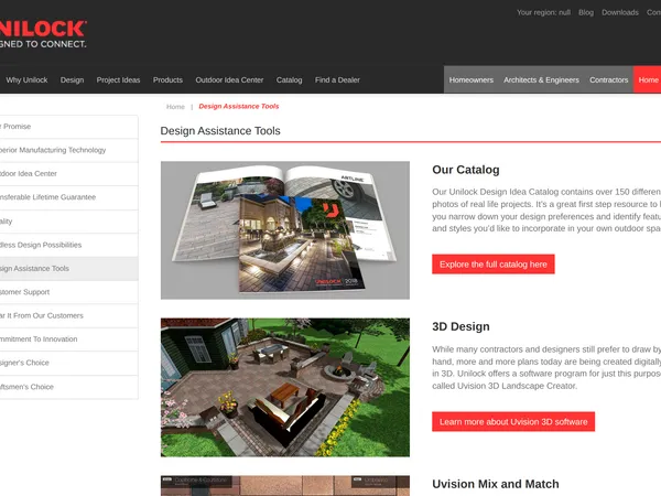 Unilock Uvision Mix & Match screenshot