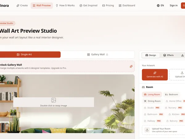 Wallnora Preview Studio screenshot