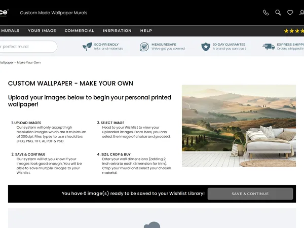Wallsauce Custom Mural Builder screenshot