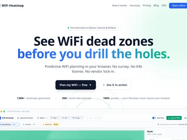 WiFi Heatmap screenshot