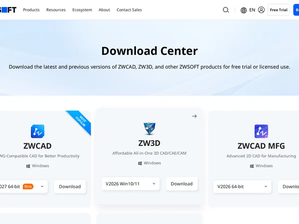 ZWCAD screenshot